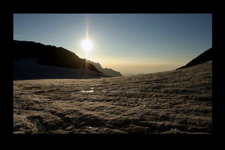 Ghiacciaio Rocciamelone Alba